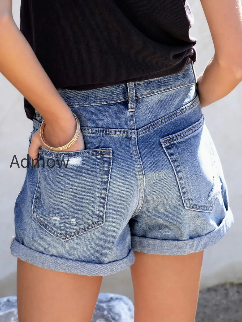 distressed-denim-shorts
