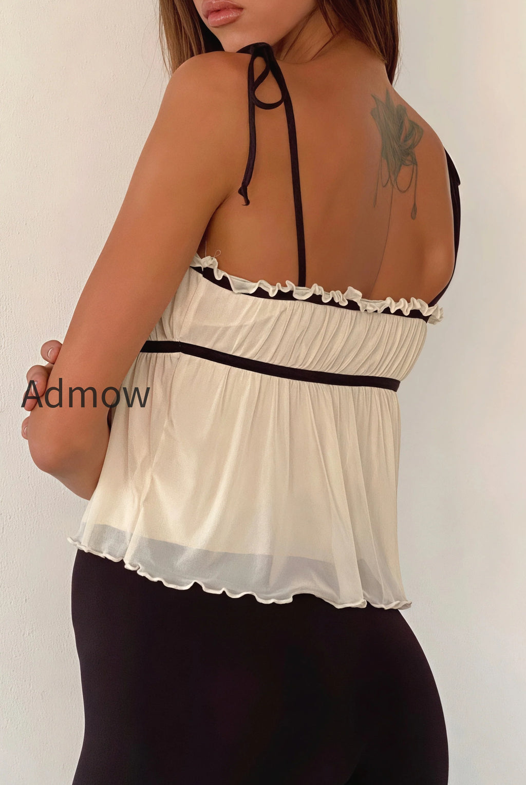 solid-ruffle-hem-tie-bow-cami-top